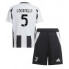 Juventus Manuel Locatelli #5 Hjemmedraktsett Barn 2024-25 Kortermet (+ korte bukser)